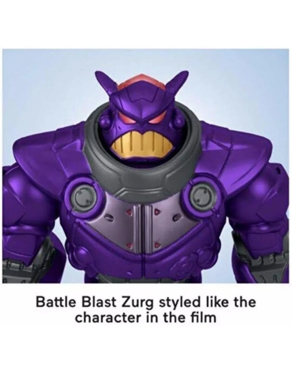 Disney Lightyear Purple Armored Mech with Green-White Astronaut Figure